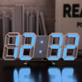 LED Digital Alarm Clock – Bedroom Desk Clock, Blue/White/Green