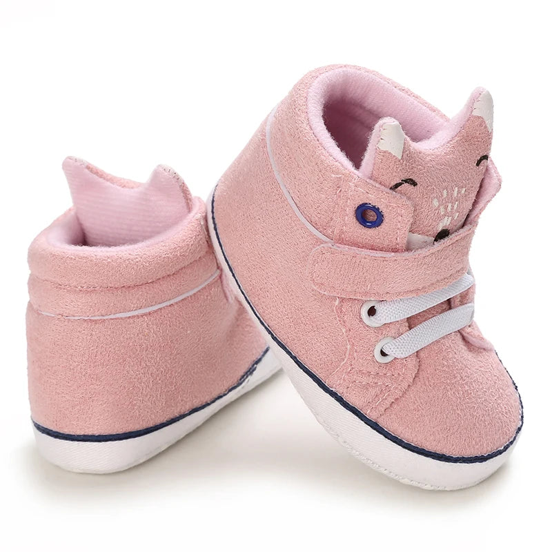 Baby First Walking Shoes – Soft Sole Anti-Slip Casual Sports Shoes, 0-18 Months