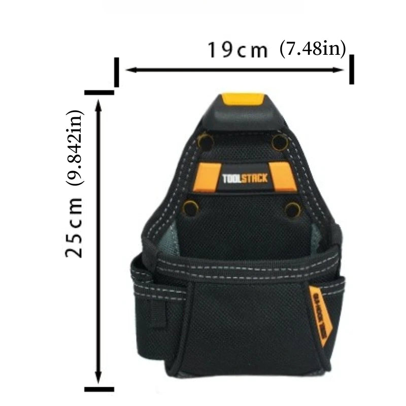 Carpenter Tool Waist Pouch – Heavy-Duty Tool Belt Bag for Electricians