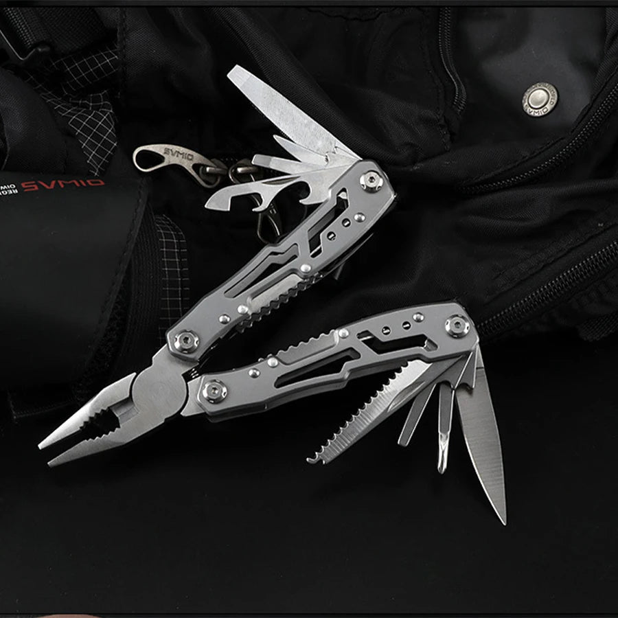 Camping Multitool – Folding Knife & Pliers Multi-Tool for Outdoor Survival