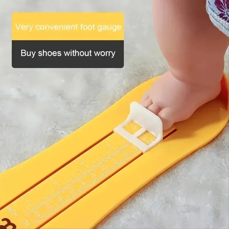 Kids Foot Measuring Device – Shoe Size Gauge & Foot Length Ruler for Infants & Toddlers