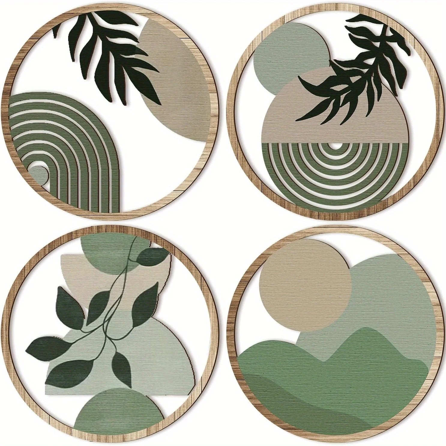 Bohemian Wall Art Set, 4 Pieces
