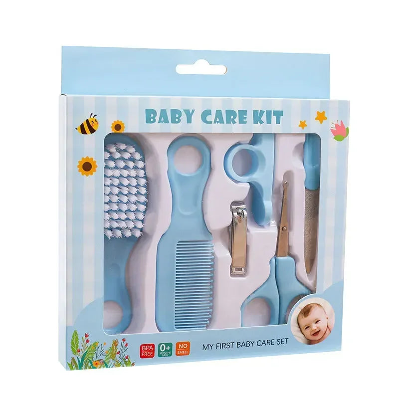 Baby Grooming Kit – 6-Piece Care Set, Hair Comb, Brush, Nail Clipper & Scissors for Toddlers
