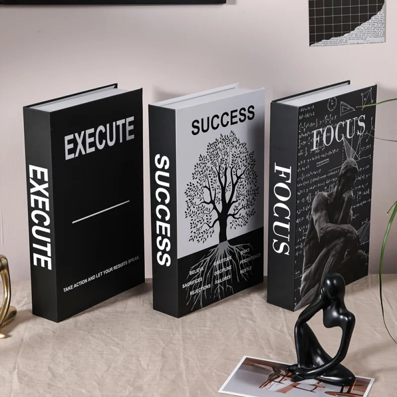 Decorative Book Set, 3 Pieces
