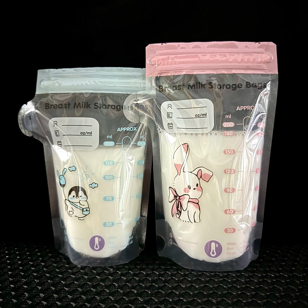 Breast Milk Storage Bags – 40-Pack 150ml BPA-Free Freezer Bags for Baby Food