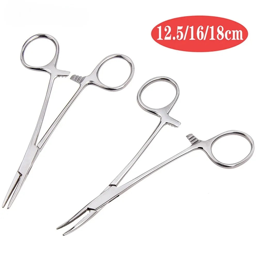 Locking Forceps Pliers – Curved & Straight Mouth Vise Grip Locking Pliers, 12.5/16/18 inch