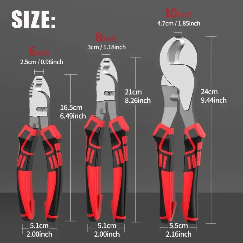 Heavy-Duty Cable Cutter Shears