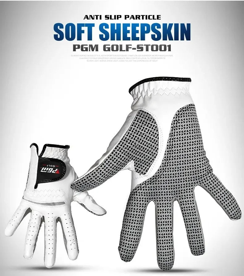 Golf Gloves Men's – Sheepskin Leather Golf Gloves, Left & Right Hand