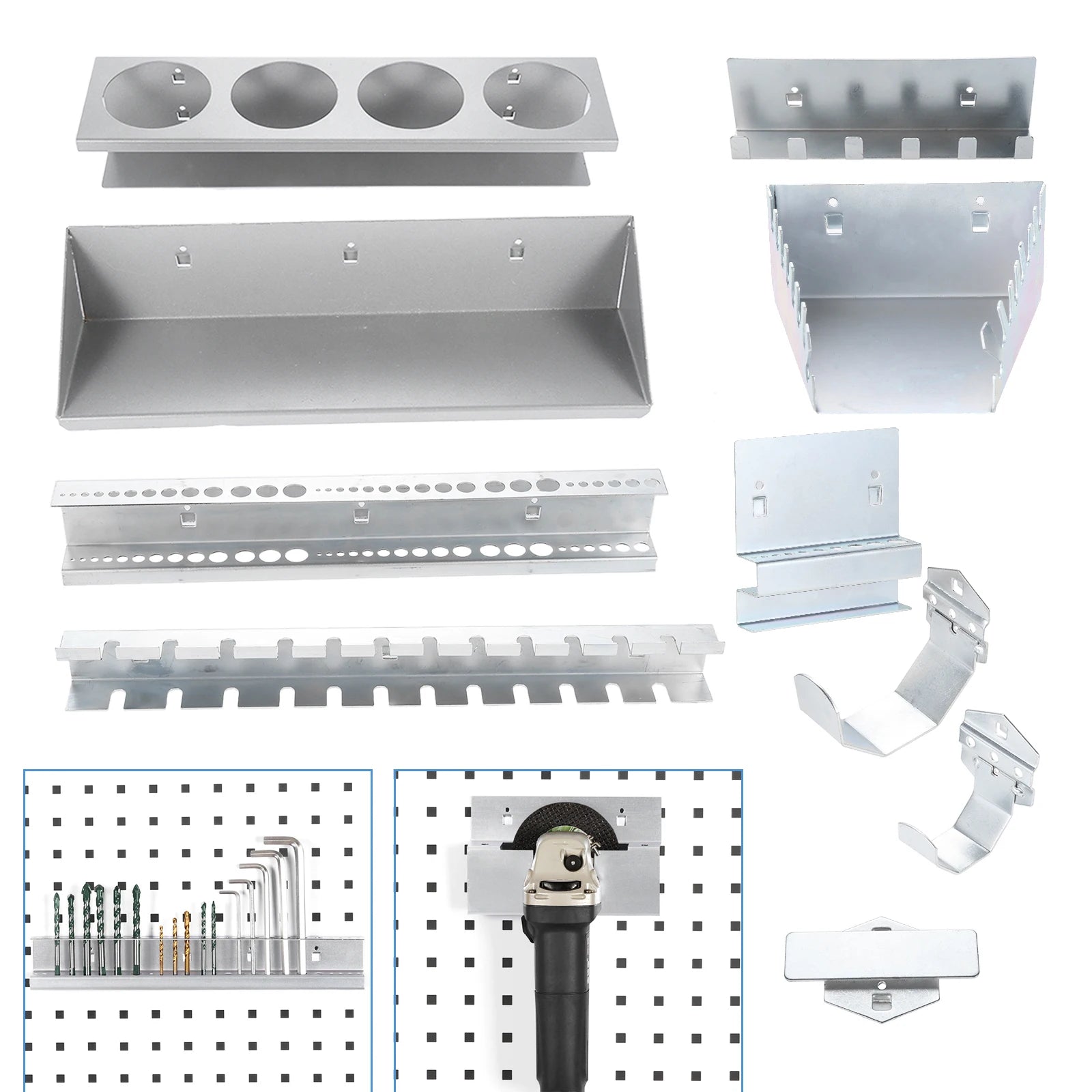 Wall-Mounted Tool Hooks – Heavy-Duty Garage Storage Hooks for Garden & Workshop Tools