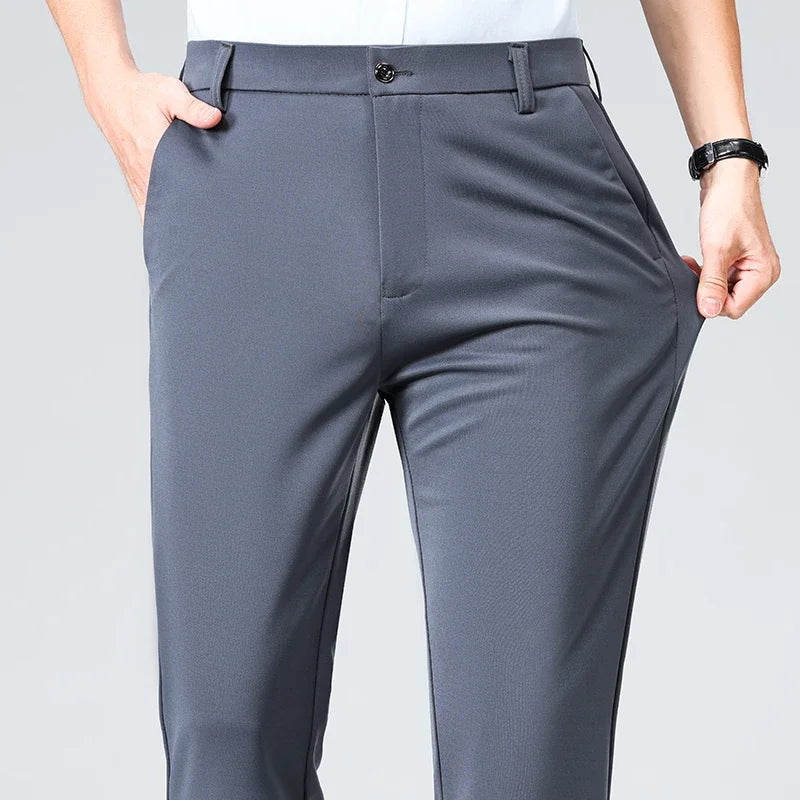 Men's Golf Pants – Quick-Dry Stretch Trousers, Waist 29-40, Multiple Colours