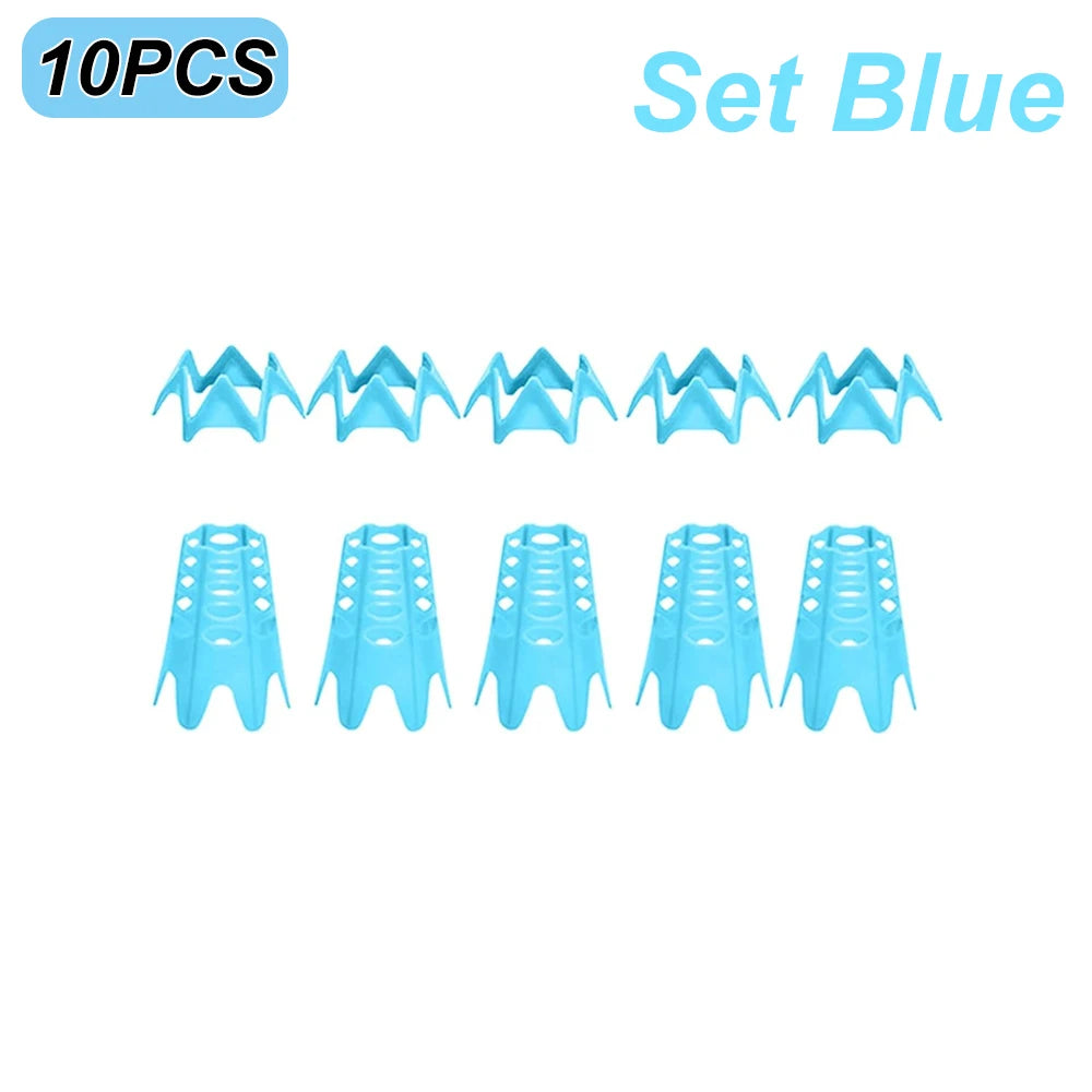 Golf Simulator Tees – Rubber Practice Tees for Hitting Mats, 10-Piece Set