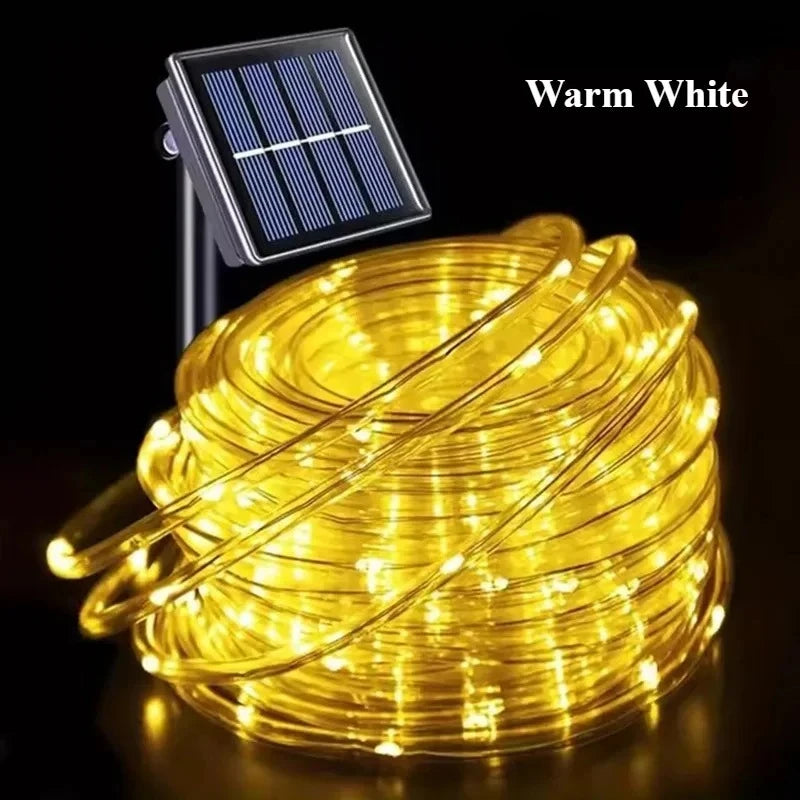 Outdoor String Lights – Waterproof Festoon Patio Lights, 7m/12m, Warm White & Colourful