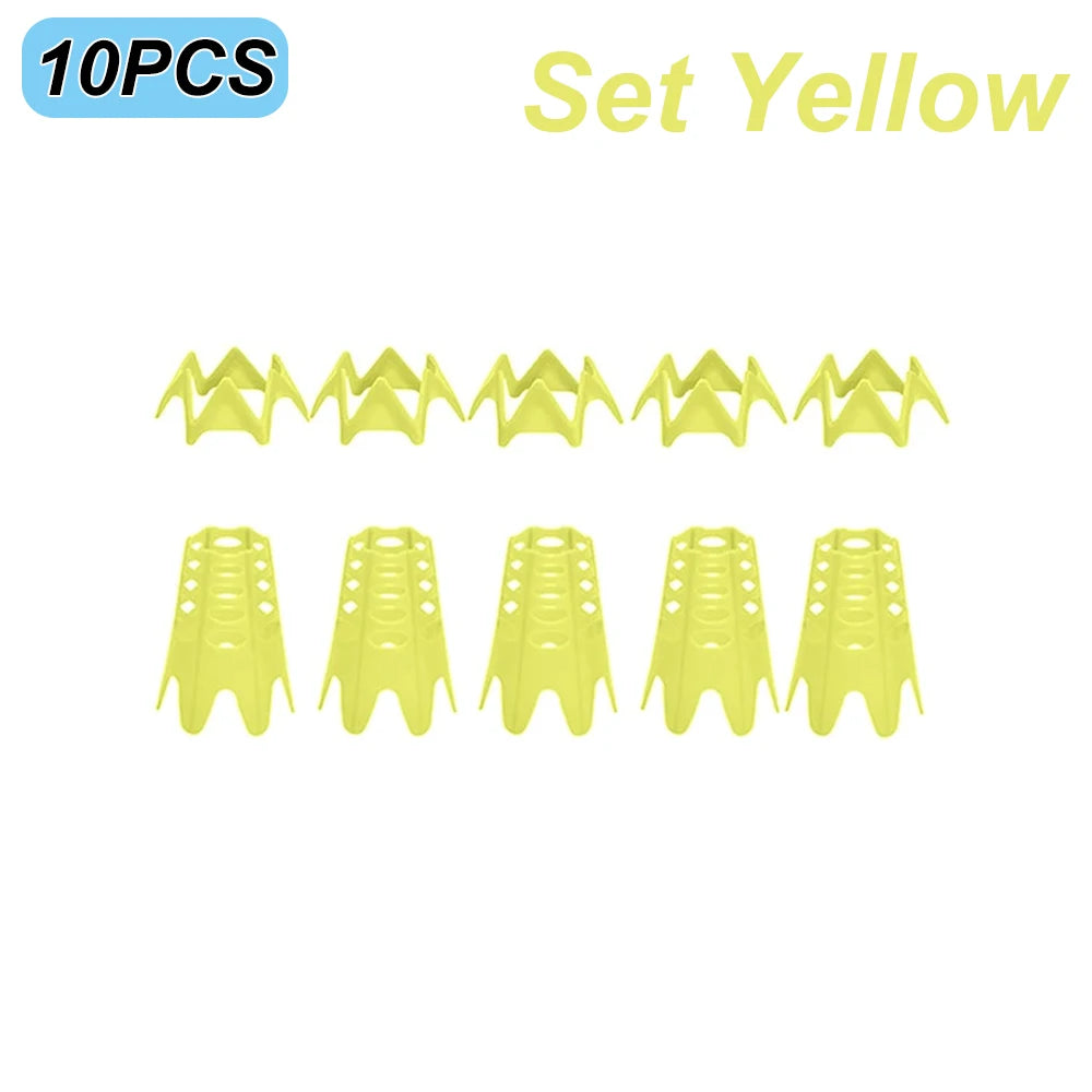 Golf Simulator Tees – Rubber Practice Tees for Hitting Mats, 10-Piece Set
