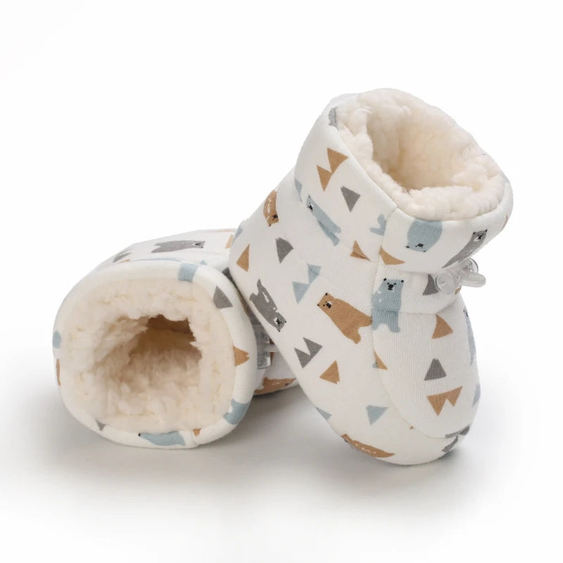 Baby Winter Boots – Soft Sole Anti-Slip Warm Toddler Booties for Boys & Girls