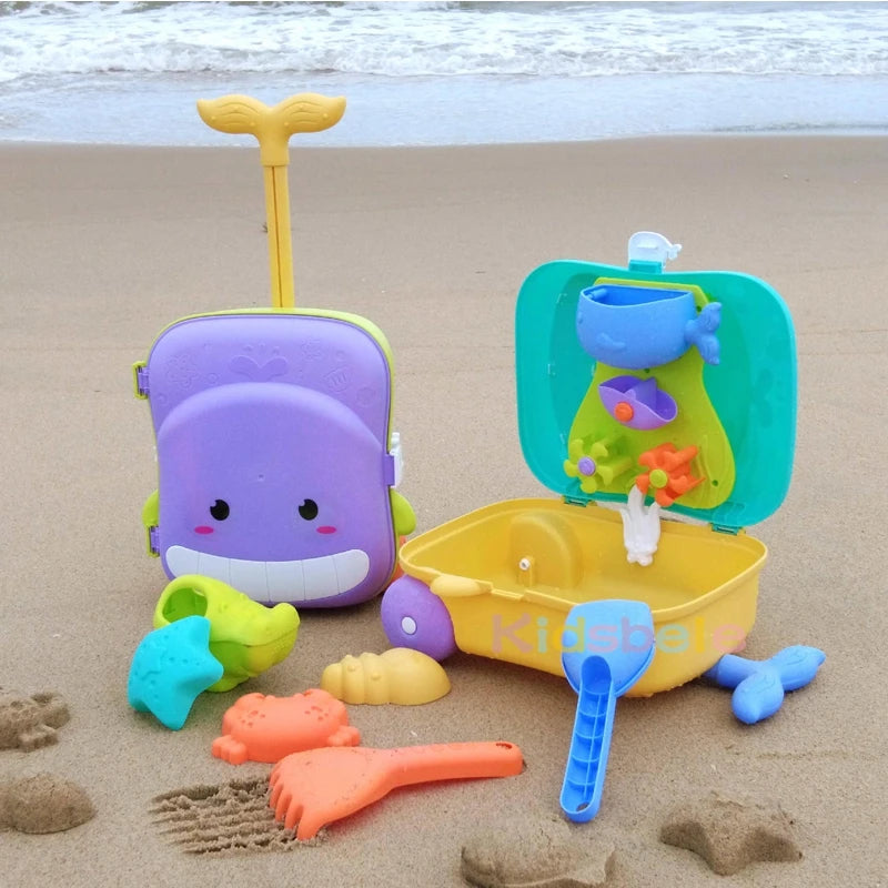 Kids Beach & Sand Toy Set – Bucket & Spade Sandpit Play Toys for Toddlers