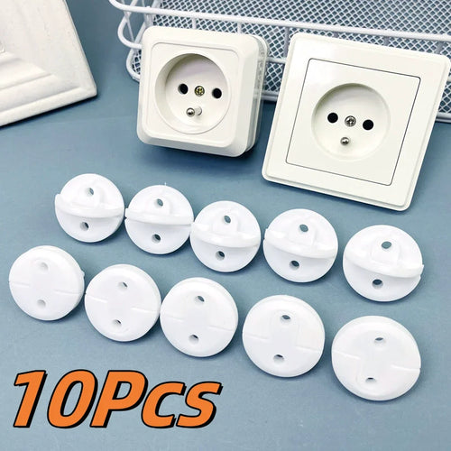 Baby Safety Socket Covers – 10-Pack Child-Proof Power Outlet Plug Protectors, EU