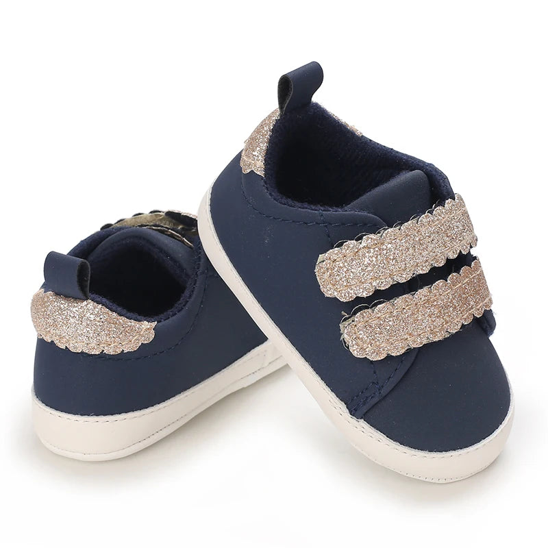 Baby First Walking Shoes – Soft Sole Anti-Slip Casual Sports Shoes, 0-18 Months