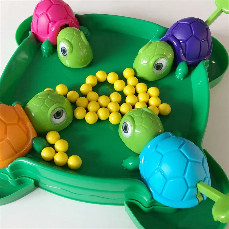 Kids Desktop Game – Turtles Eat Beans Parent-Child Board Game, 36/72 Beans