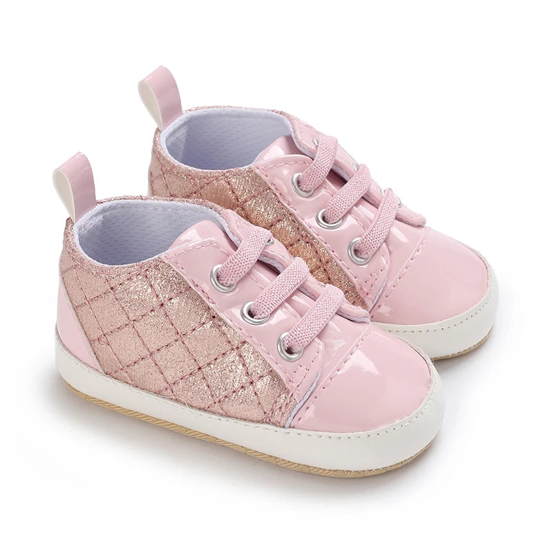 Baby First Walking Shoes – Soft Sole Anti-Slip Casual Sports Shoes, 0-18 Months
