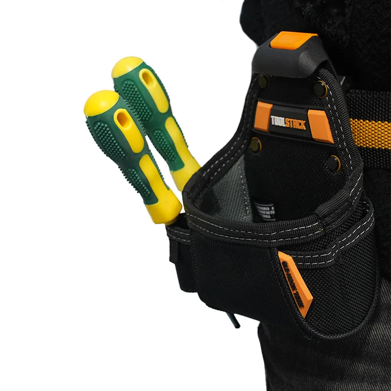 Carpenter Tool Waist Pouch – Heavy-Duty Tool Belt Bag for Electricians