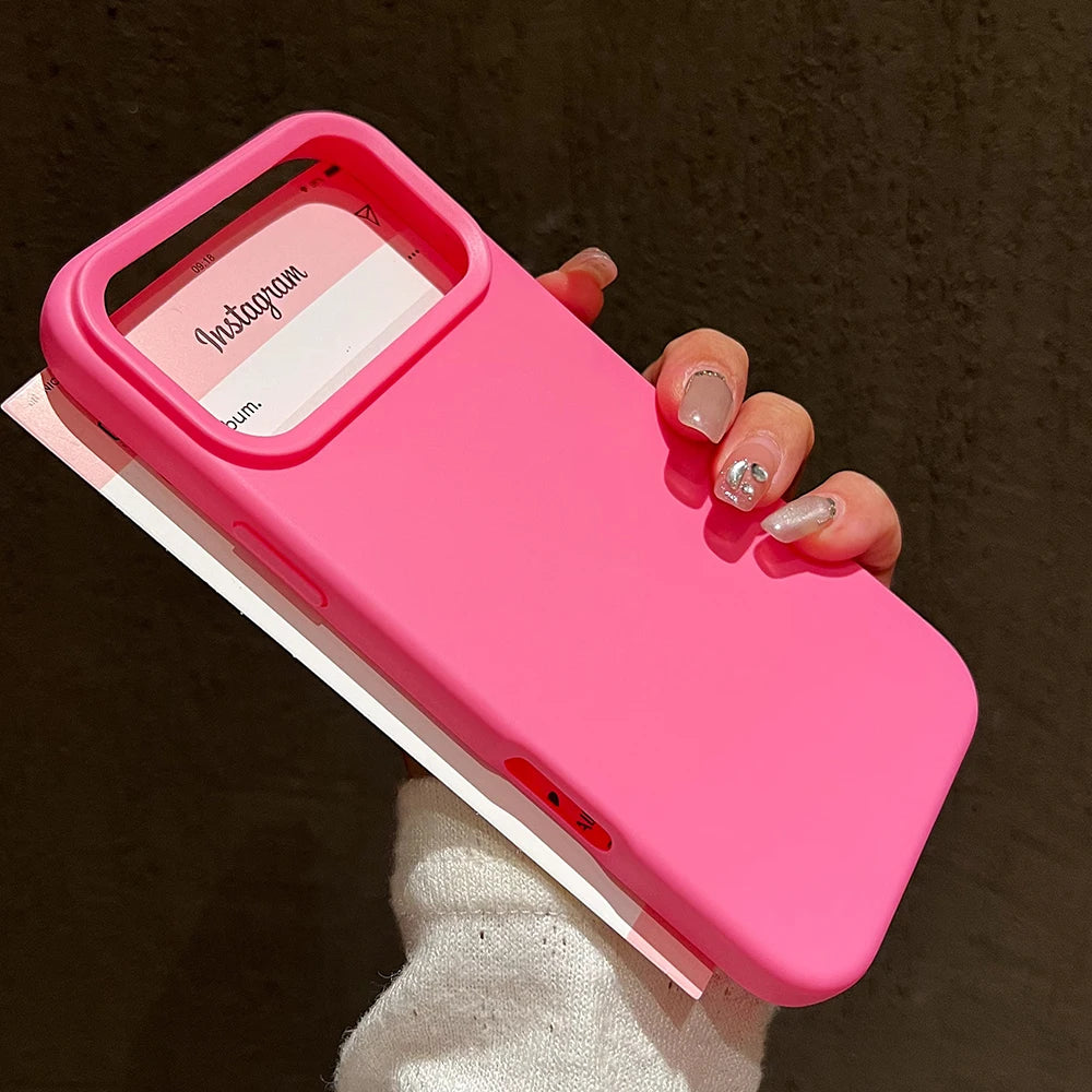 iPhone Case – Candy Colour Matte Silicone Shockproof TPU Cover for iPhone 17 Air & Pro Max