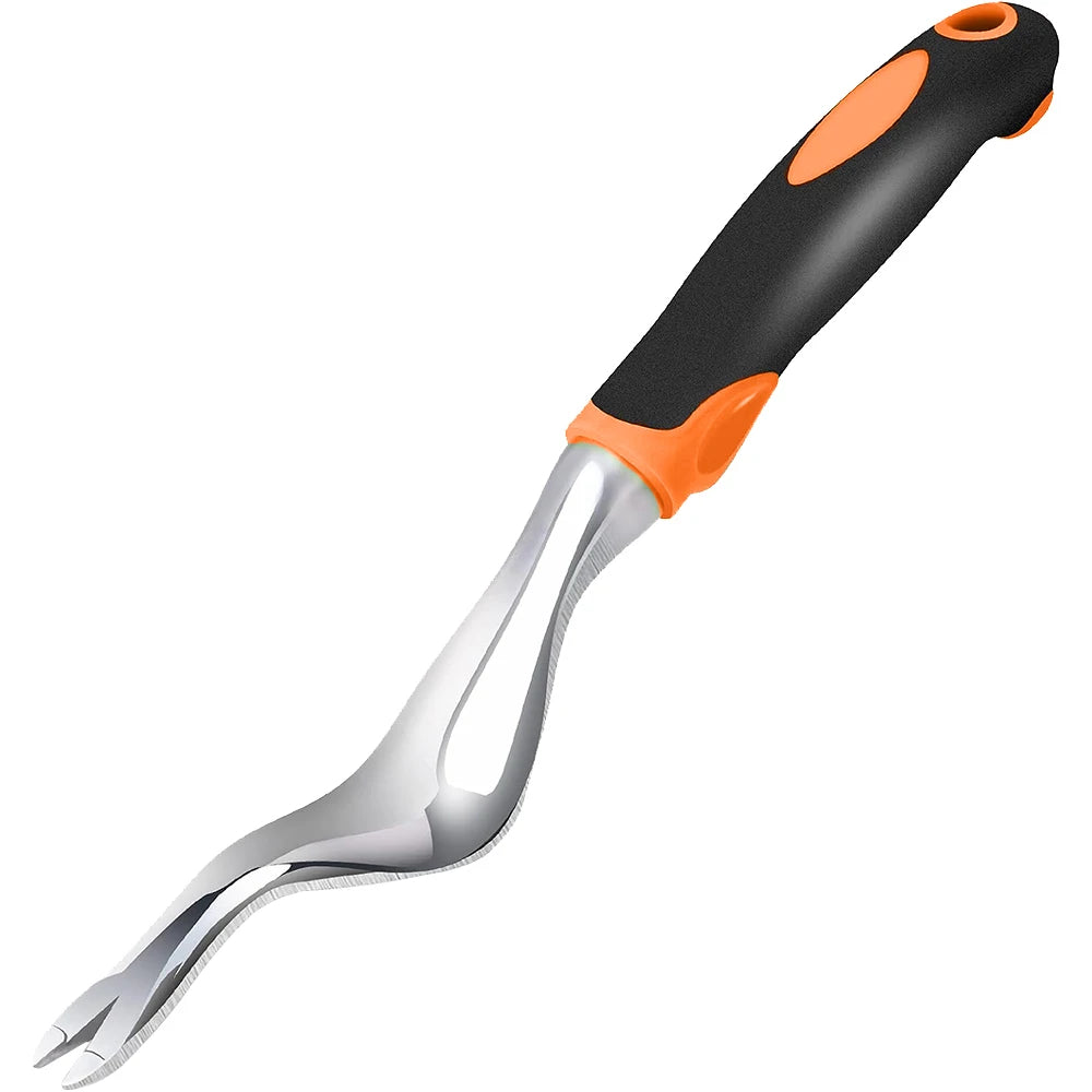 Hand Weeder Tool – Ergonomic Weed Puller Digger for Garden Weeding, Green/Orange/Yellow