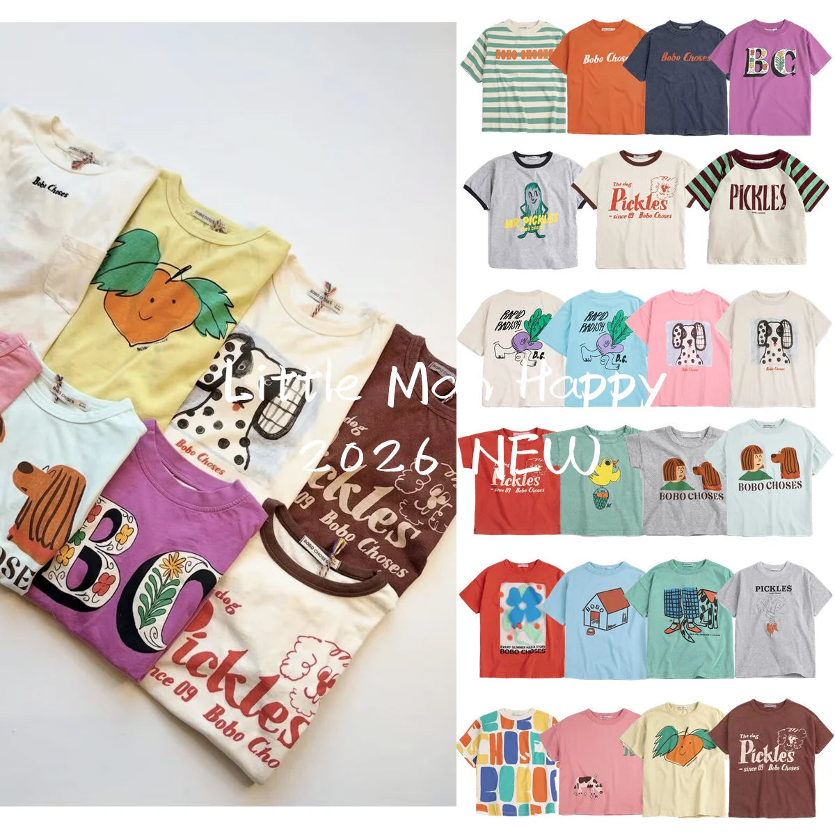 Girls Cotton T-Shirt – Short Sleeve Cartoon Print Top, Pure Cotton, 18M-15Y