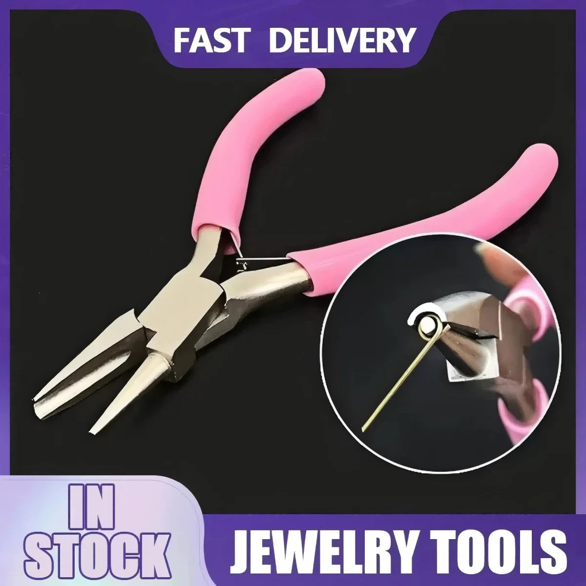 Jewellery Beading Pliers – Round Nose Wire Wrapping Jewelry Making Pliers