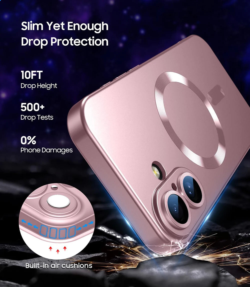 MagSafe iPhone Case – Magnetic Wireless Charging Cover for iPhone 11-16 Pro Max