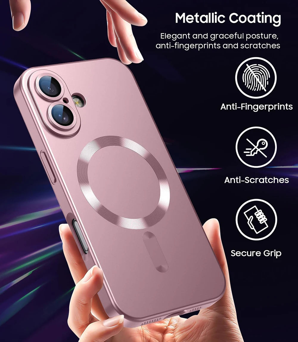 MagSafe iPhone Case – Magnetic Wireless Charging Cover for iPhone 11-16 Pro Max