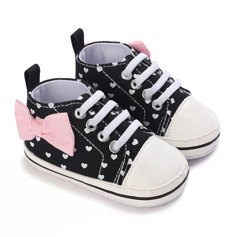 Baby First Walking Shoes – Soft Sole Anti-Slip Casual Sports Shoes, 0-18 Months