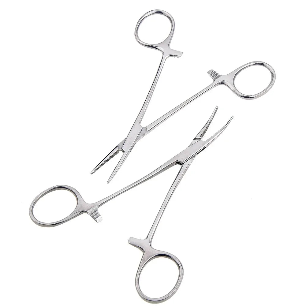 Locking Forceps Pliers – Curved & Straight Mouth Vise Grip Locking Pliers, 12.5/16/18 inch
