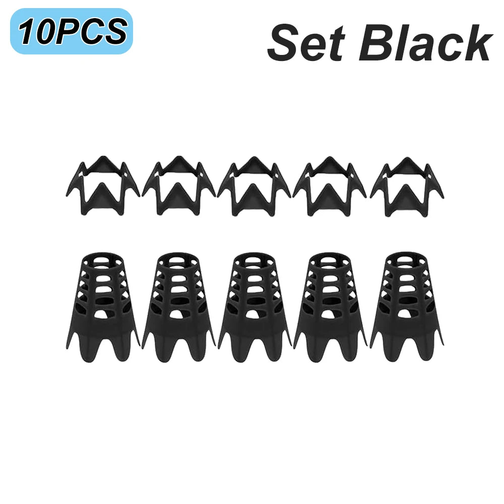 Golf Simulator Tees – Rubber Practice Tees for Hitting Mats, 10-Piece Set