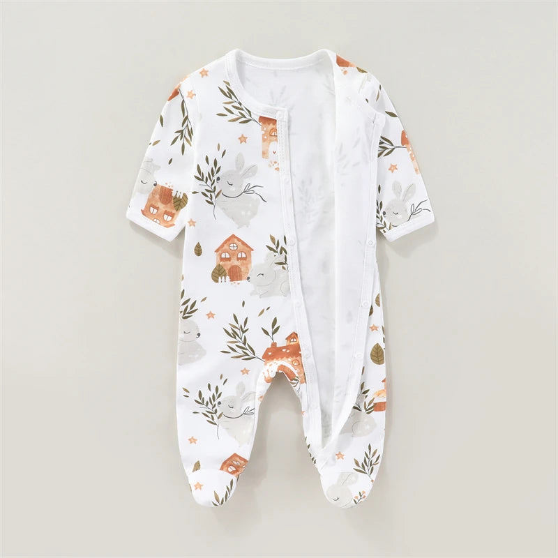 Baby Romper – Soft Newborn Bodysuit Jumpsuit for Boys & Girls, 0-9 Months