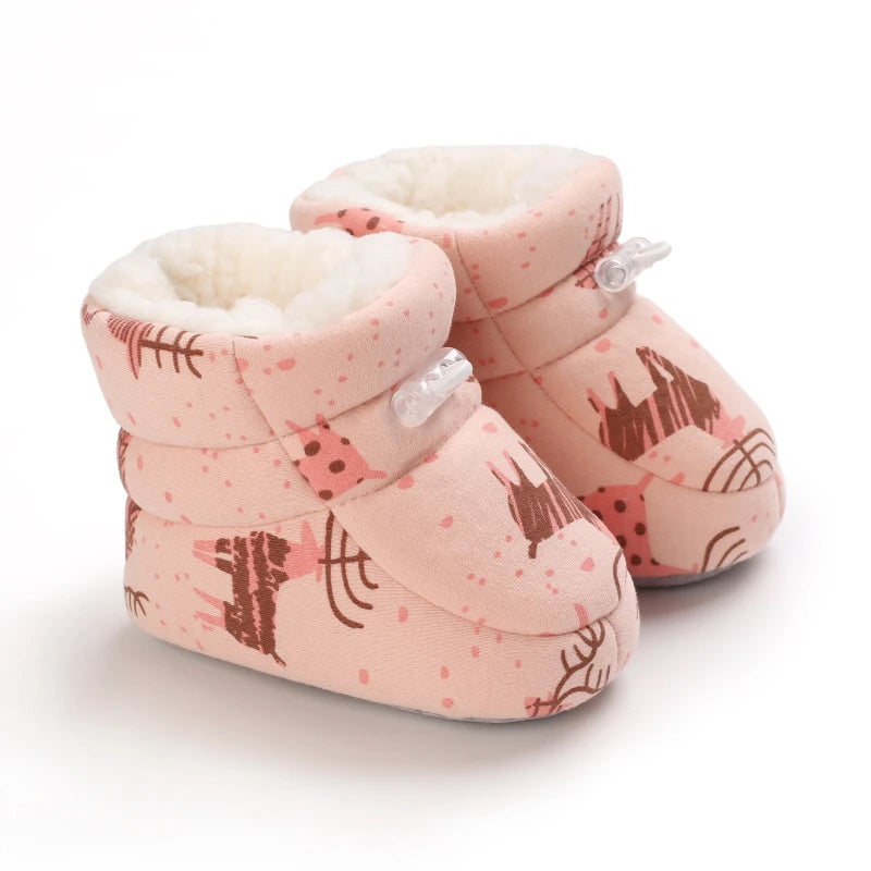 Baby Winter Boots – Soft Sole Anti-Slip Warm Toddler Booties for Boys & Girls