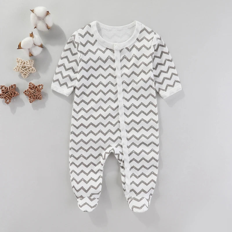 Baby Romper – Soft Newborn Bodysuit Jumpsuit for Boys & Girls, 0-9 Months