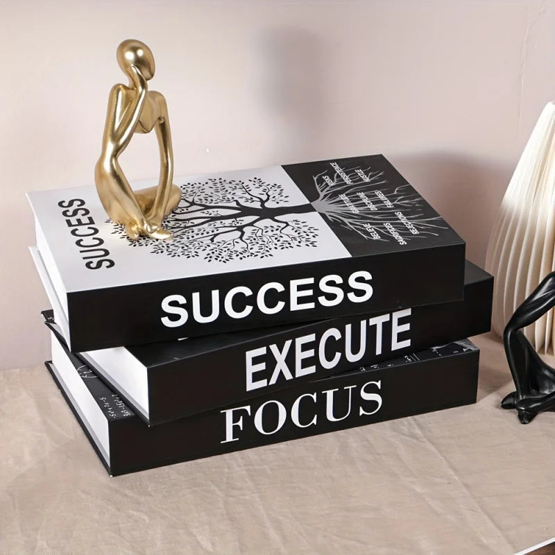 Decorative Book Set, 3 Pieces