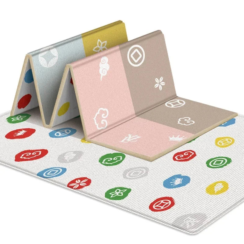 Baby Play Mat – Foldable Waterproof Double-Sided Crawling Mat, 177x64cm