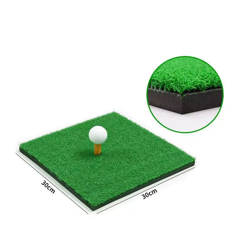 Mini Golf Hitting Mat – PGM Backyard Turf Practice Mat, 30x30cm