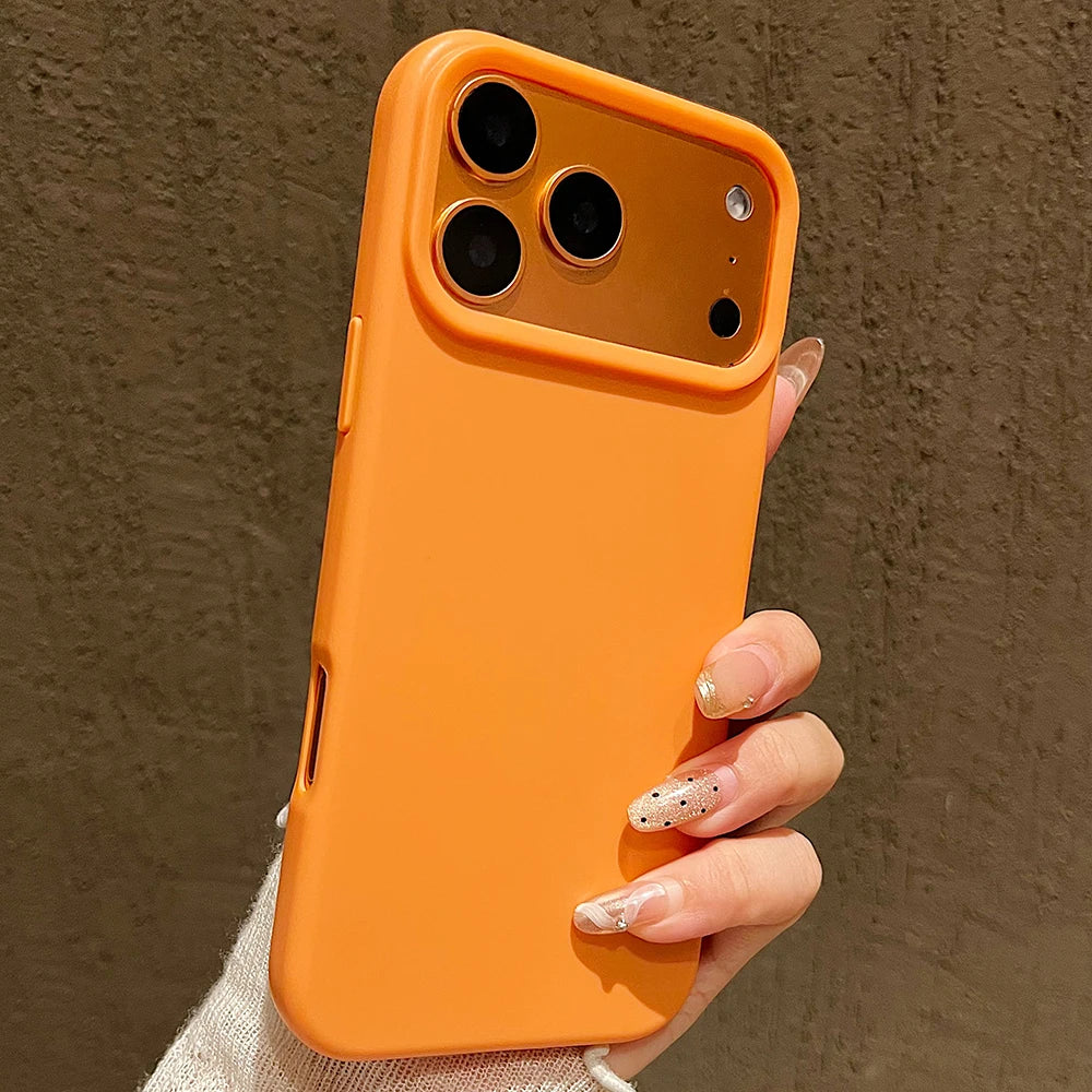 iPhone Case – Candy Colour Matte Silicone Shockproof TPU Cover for iPhone 17 Air & Pro Max