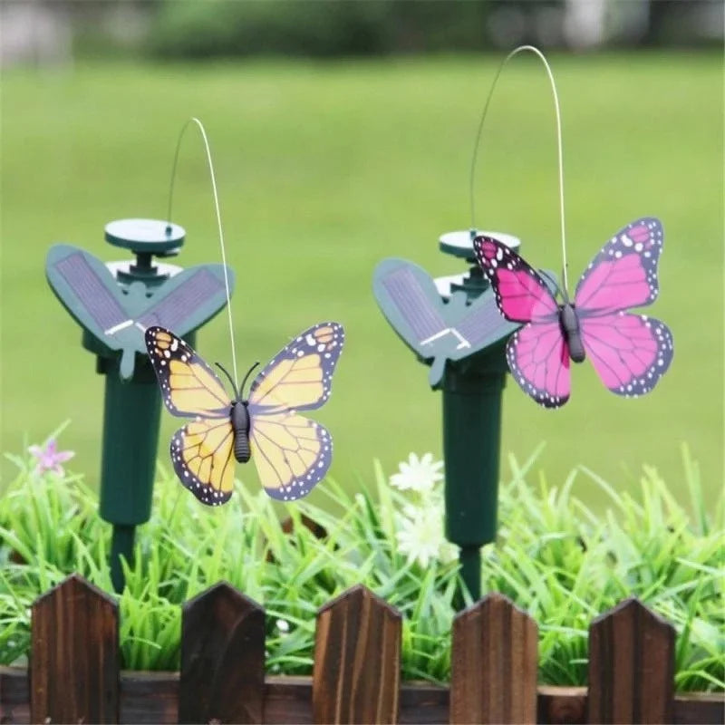 Solar Dancing Butterfly Light – Outdoor Solar Garden Stake Light, Butterfly & Bird