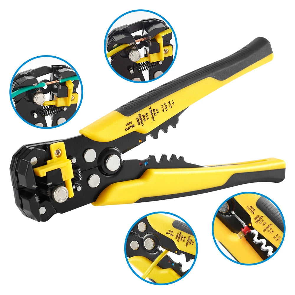 Automatic Wire Stripper Pliers – Self-Adjusting Crimping & Cutting Tool