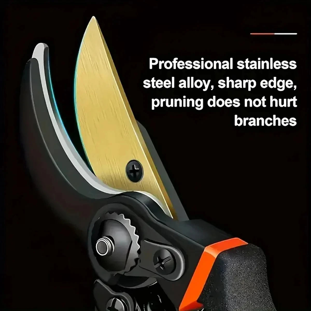 Pruning Shears – Garden Secateurs Hand Pruner for Shrubs, Branches & Orchards, 21.5cm