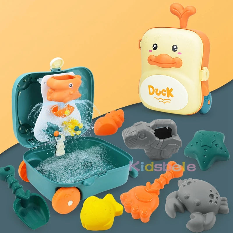 Kids Beach & Sand Toy Set – Bucket & Spade Sandpit Play Toys for Toddlers