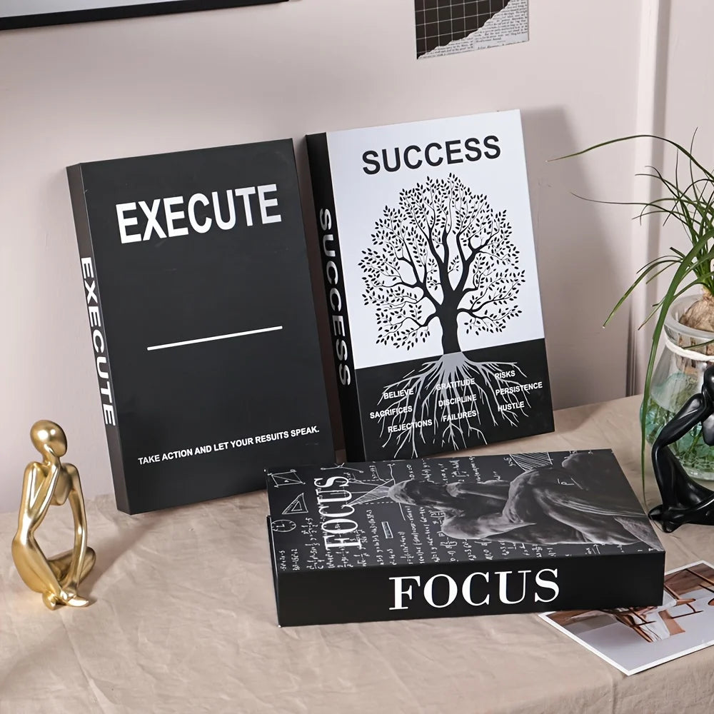 Decorative Book Set, 3 Pieces