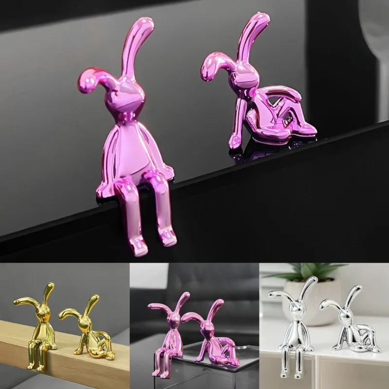 Rabbit Statue Set