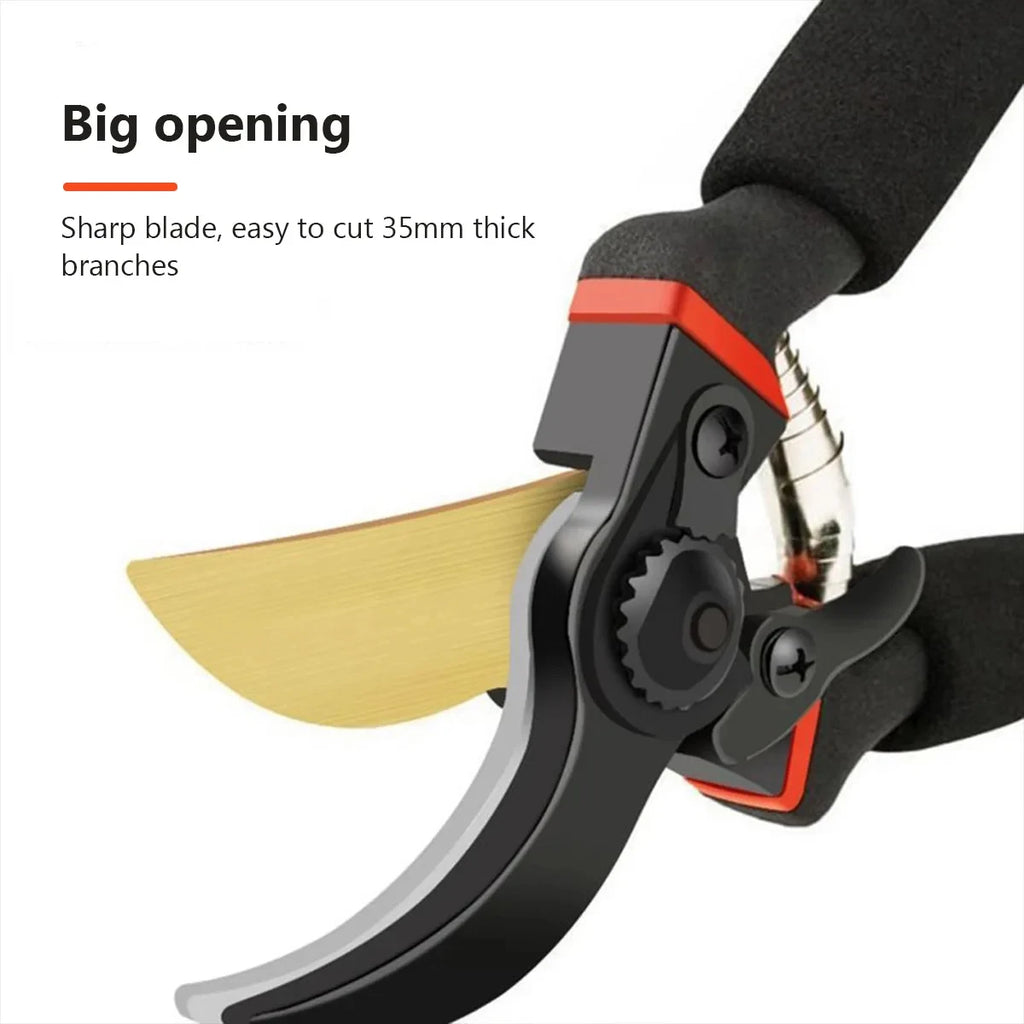 Pruning Shears – Garden Secateurs Hand Pruner for Shrubs, Branches & Orchards, 21.5cm