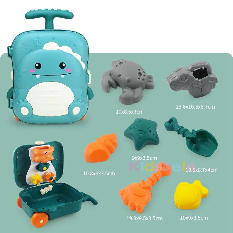 Kids Beach & Sand Toy Set – Bucket & Spade Sandpit Play Toys for Toddlers