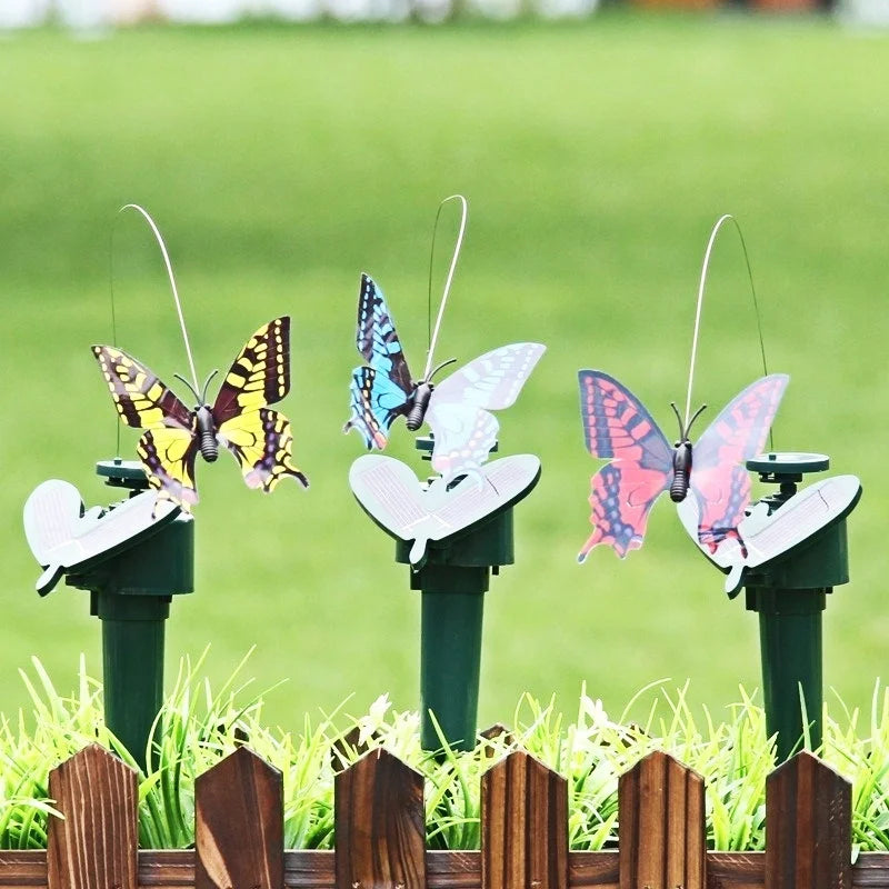 Solar Dancing Butterfly Light – Outdoor Solar Garden Stake Light, Butterfly & Bird