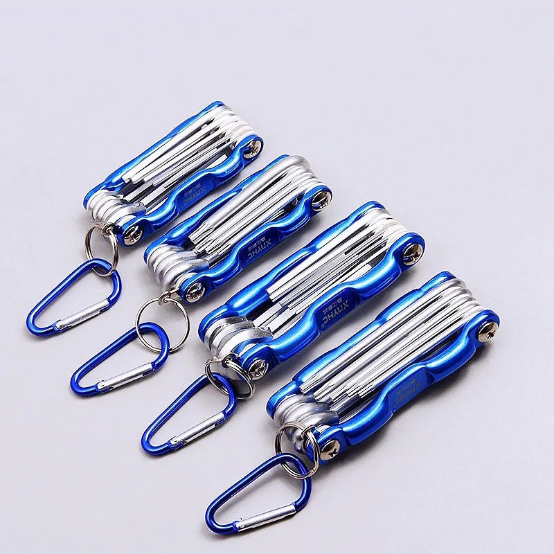 Portable Folding Hex Wrench Set